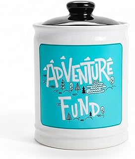 Adventure fund jar piggy bank farewell gift
