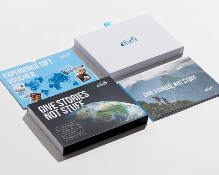 Tinggly hotel getaways experience gift box for couples
